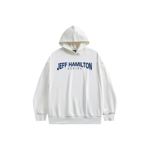 JEFF HAMILTON Белый Унисекс Свитшоты