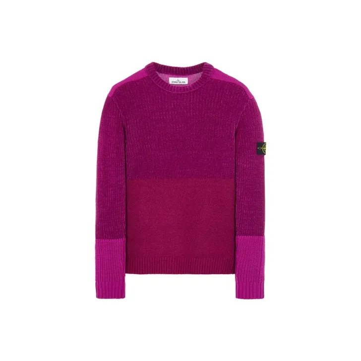 STONE ISLAND Фиолетовые Мужские Свитера