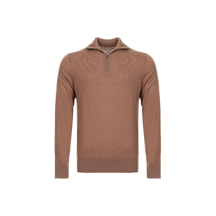Burberry Cashmere Blend Quarter Zip Sweatshirt