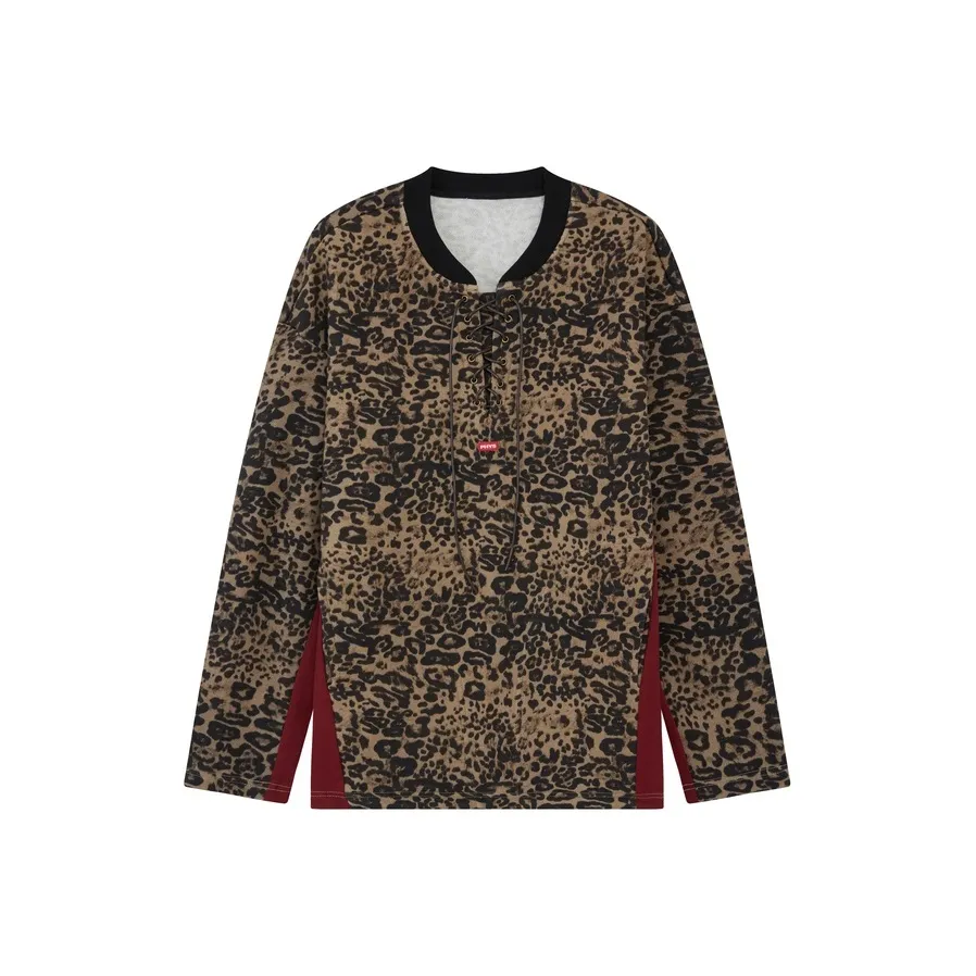 WULISHAONIAN Толстовка Унисекс с леопардовым принтом