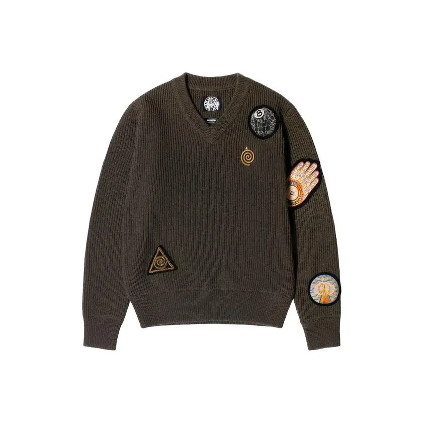 Stussy X Dries Van Noten Patch Knit Sweater