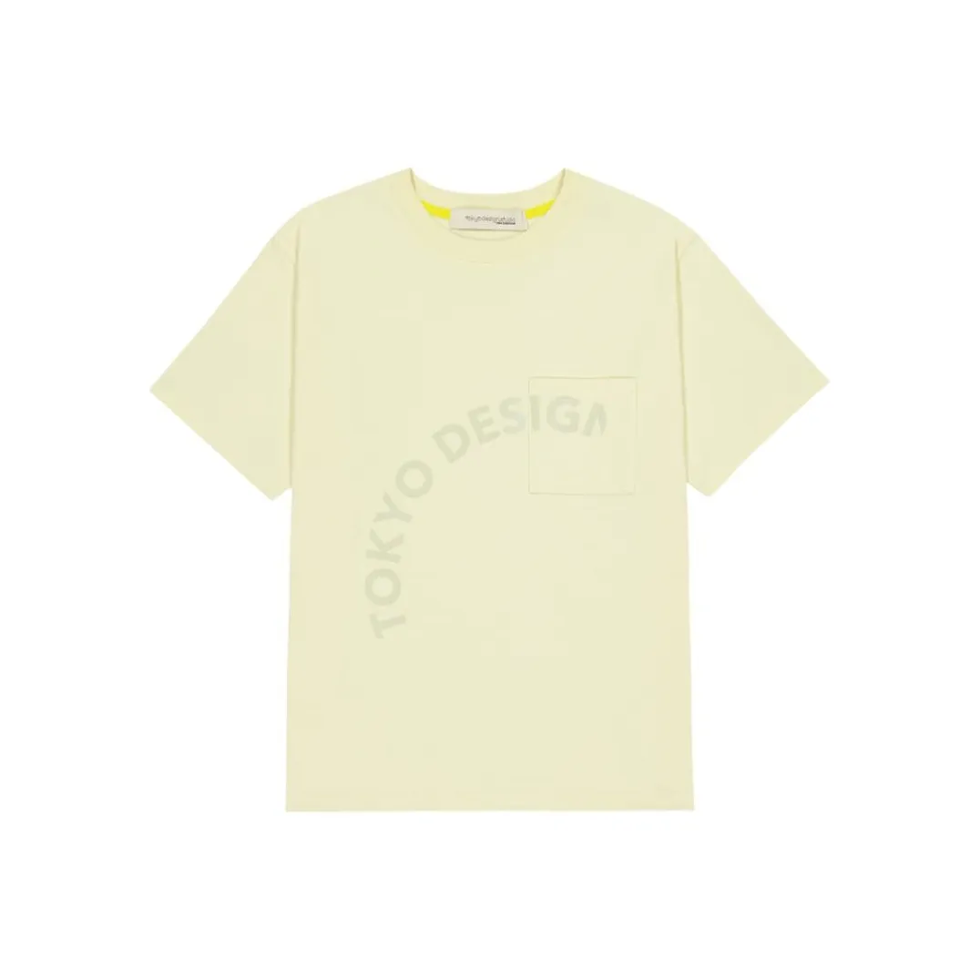 New Balance совместный бренд TOKYO Дизайн STUDIOUNI SSENTIALS T-рубашка унисекс желтая