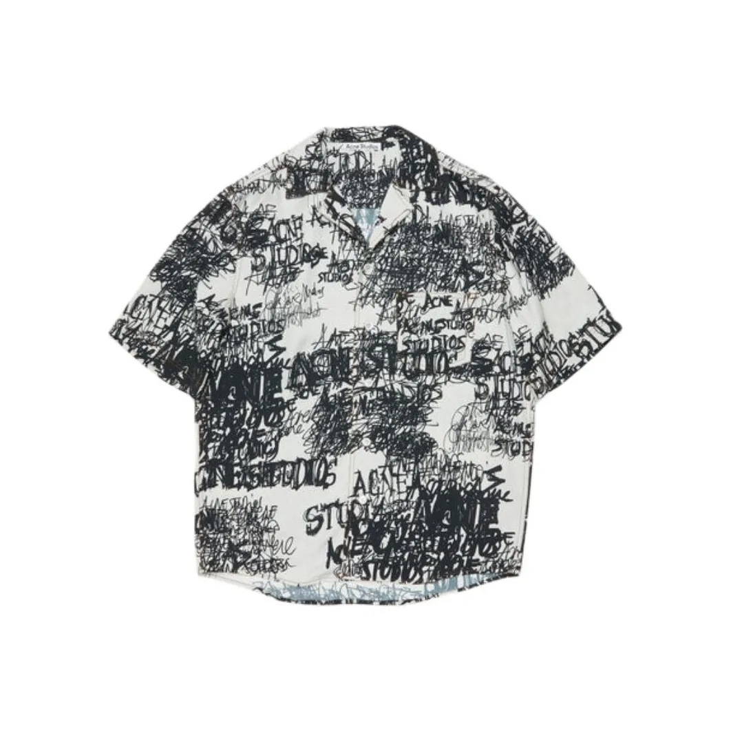 Acne Studios 2024 Autumn Winter Collection Короткий рукав Подкладка Мужской