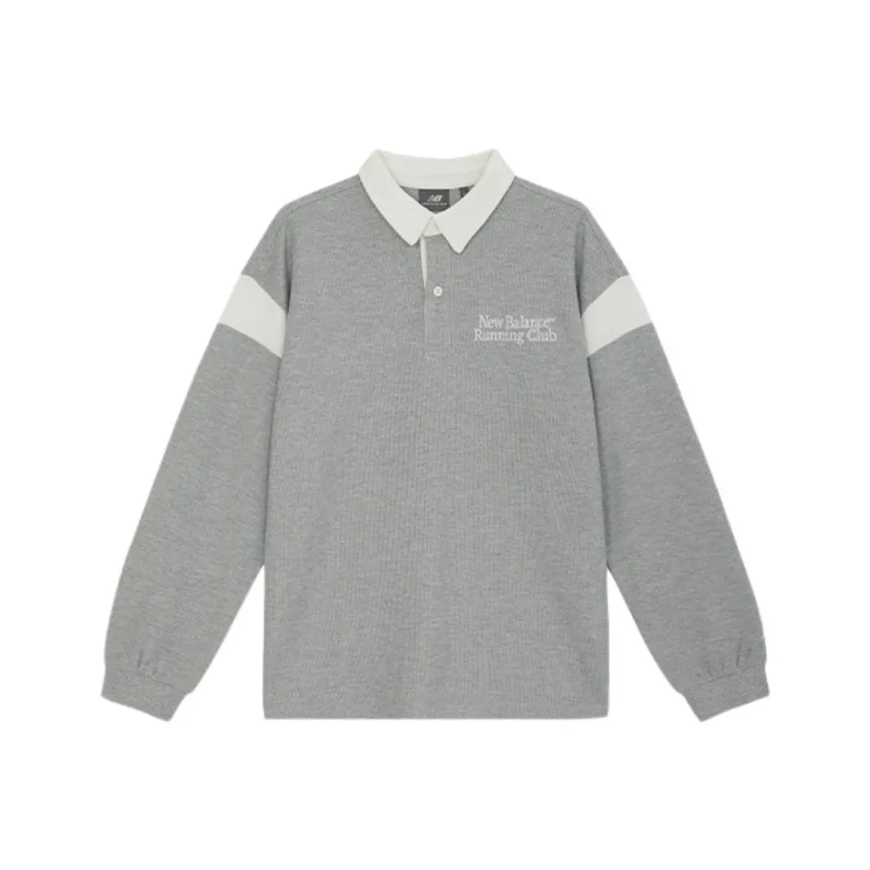 New Balance совместное брендирование Поло Мужское Фотиния Серый