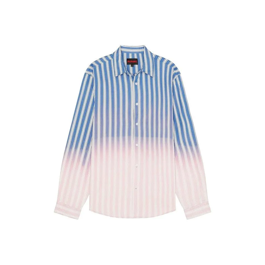 PLEASURES Синие Унисекс Рубашки