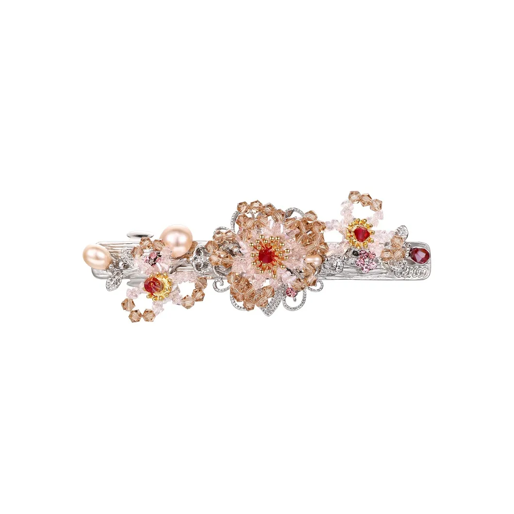 Cercoo Metal, Artificial Crystal, Artificial Pearl Hair Clips Women's