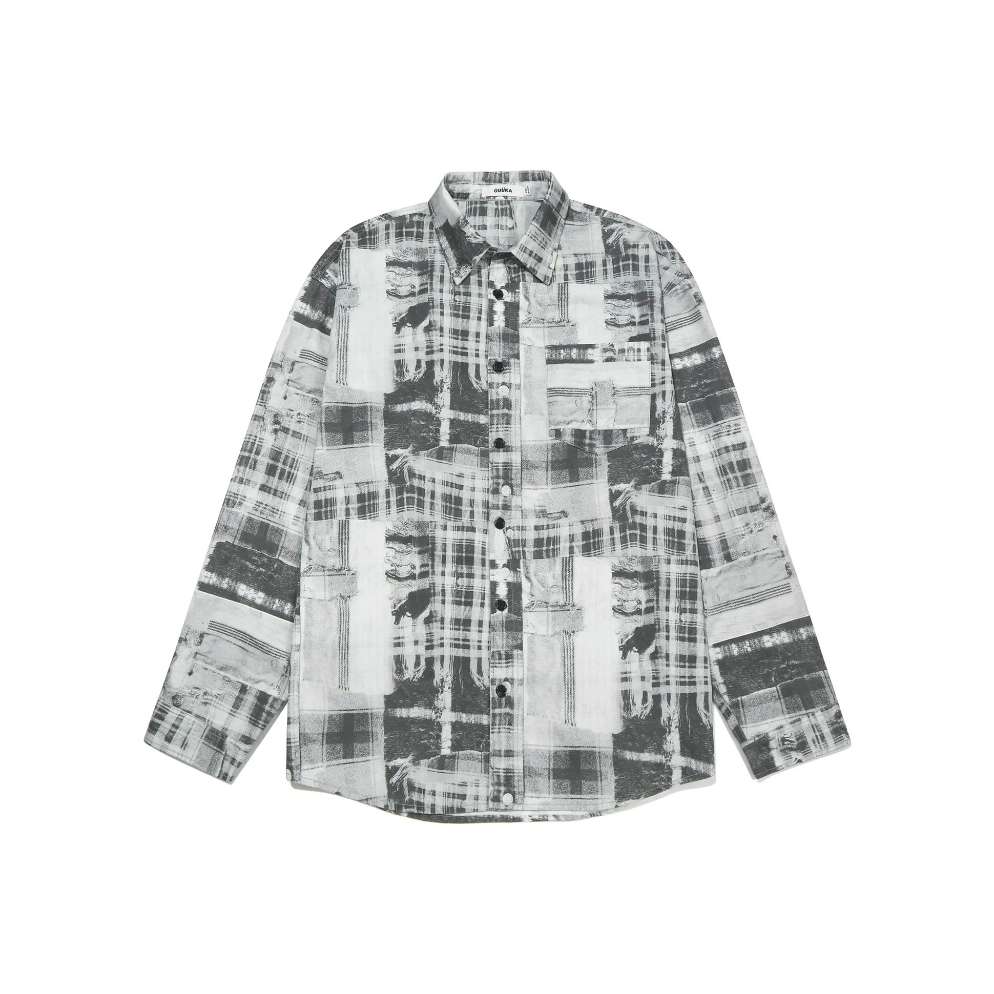 Guuka Shirts Men's Light Gray