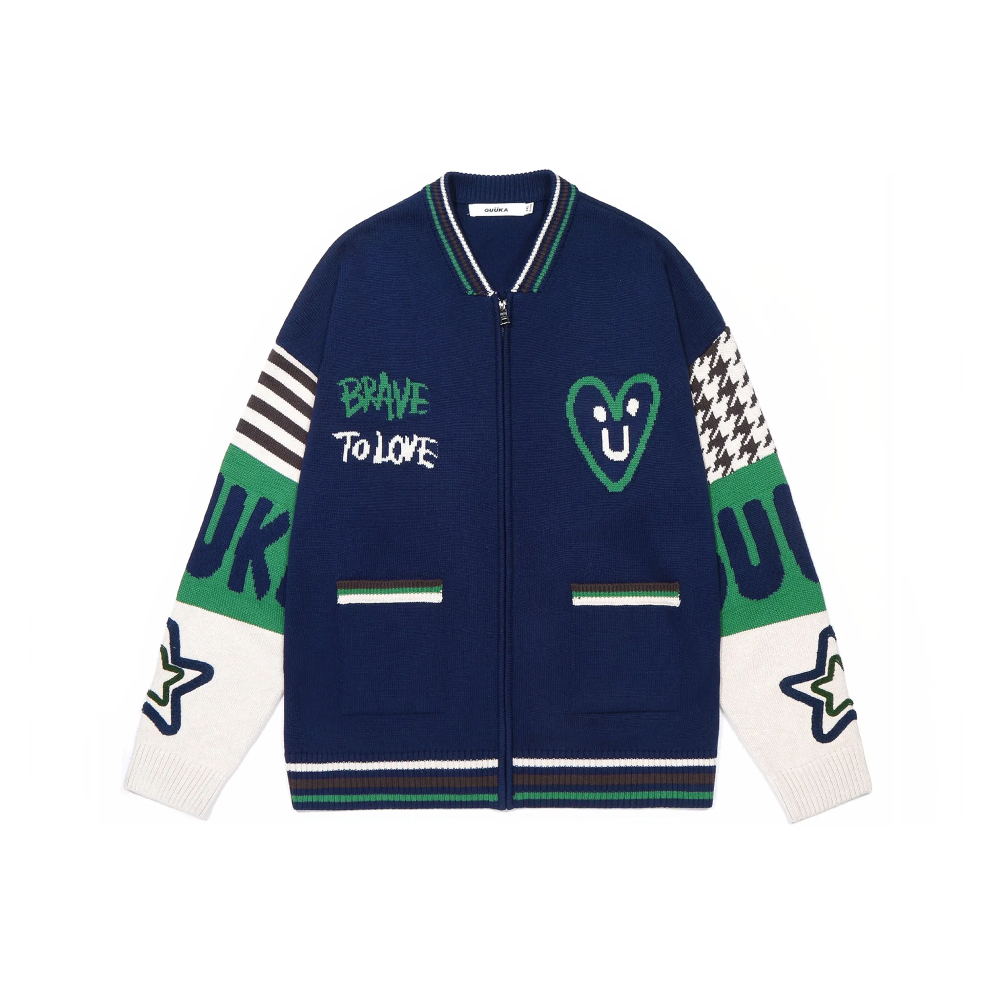 Guuka Королевский Синий Мужские Свитера