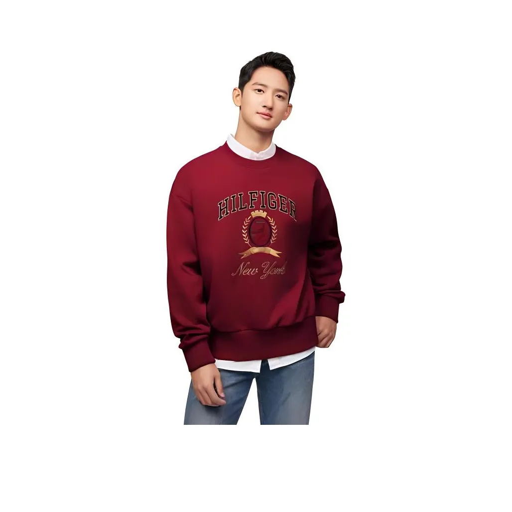 Tommy Hilfiger Свитшот Мужской Темно-Красный