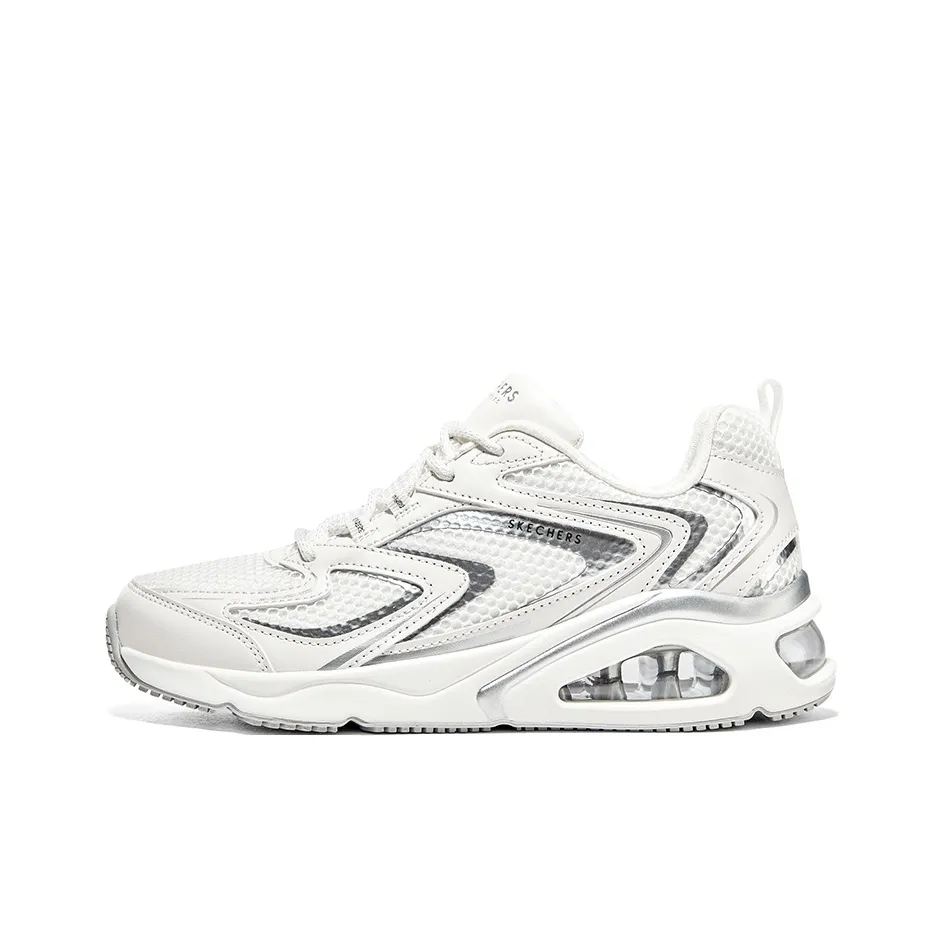 Skechers Tres Air Uno Vision airy 'White Silver' Women's