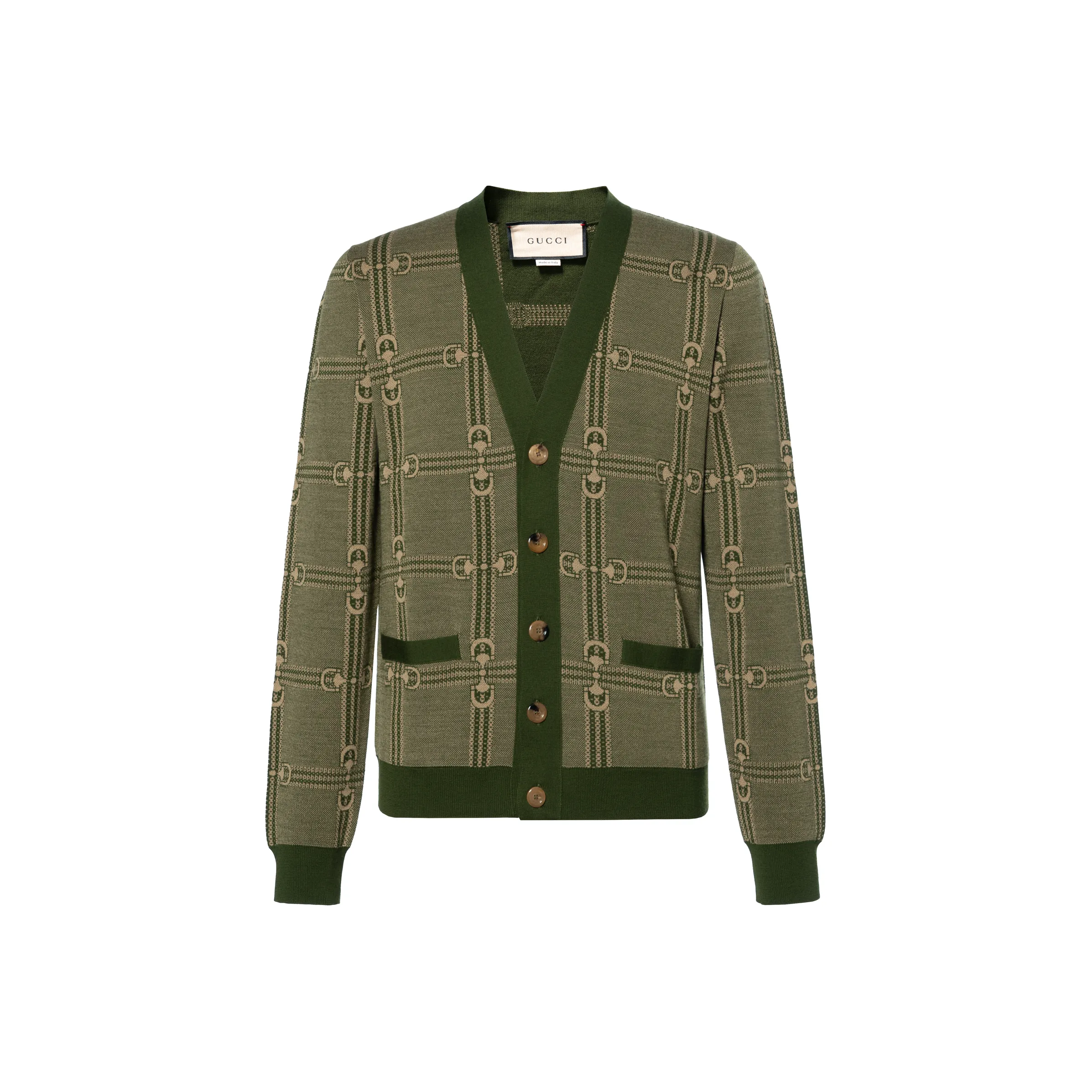 GUCCI Sweaters Men's Green