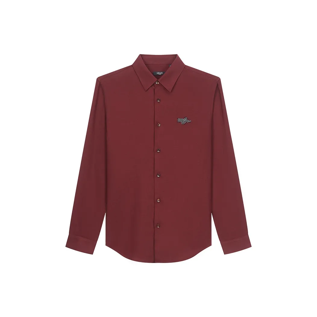 LIU·JO UOMO Рубашка Мужская Бордовая