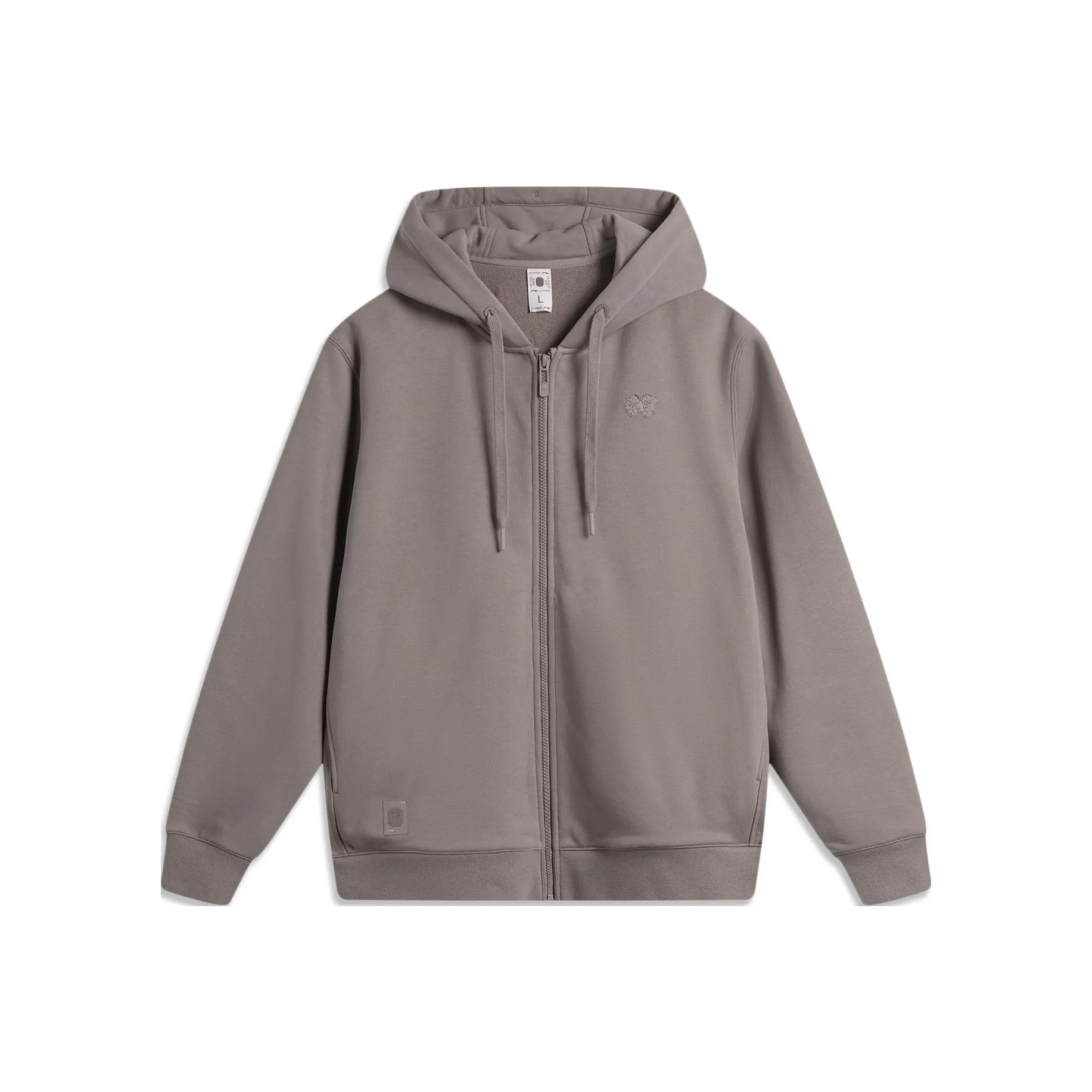 LINING Толстовка Унисекс Дерево Серый Коричневый