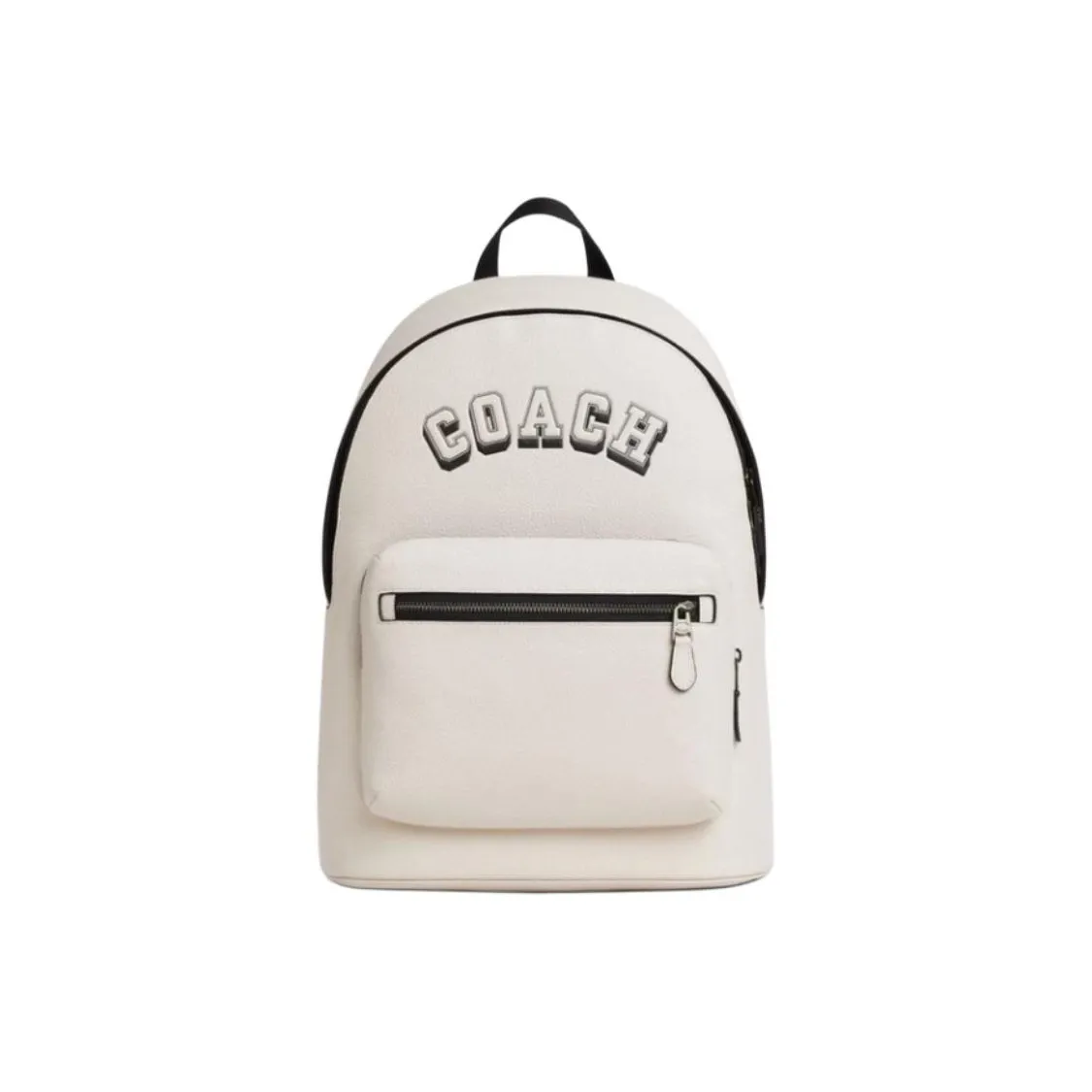 COACH Рюкзак из коровьей кожи средний мужской черный белый