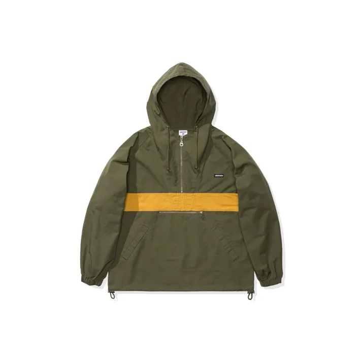 UNDEFEATED Loose Fit Moderate Jacket Unisex Olive Green