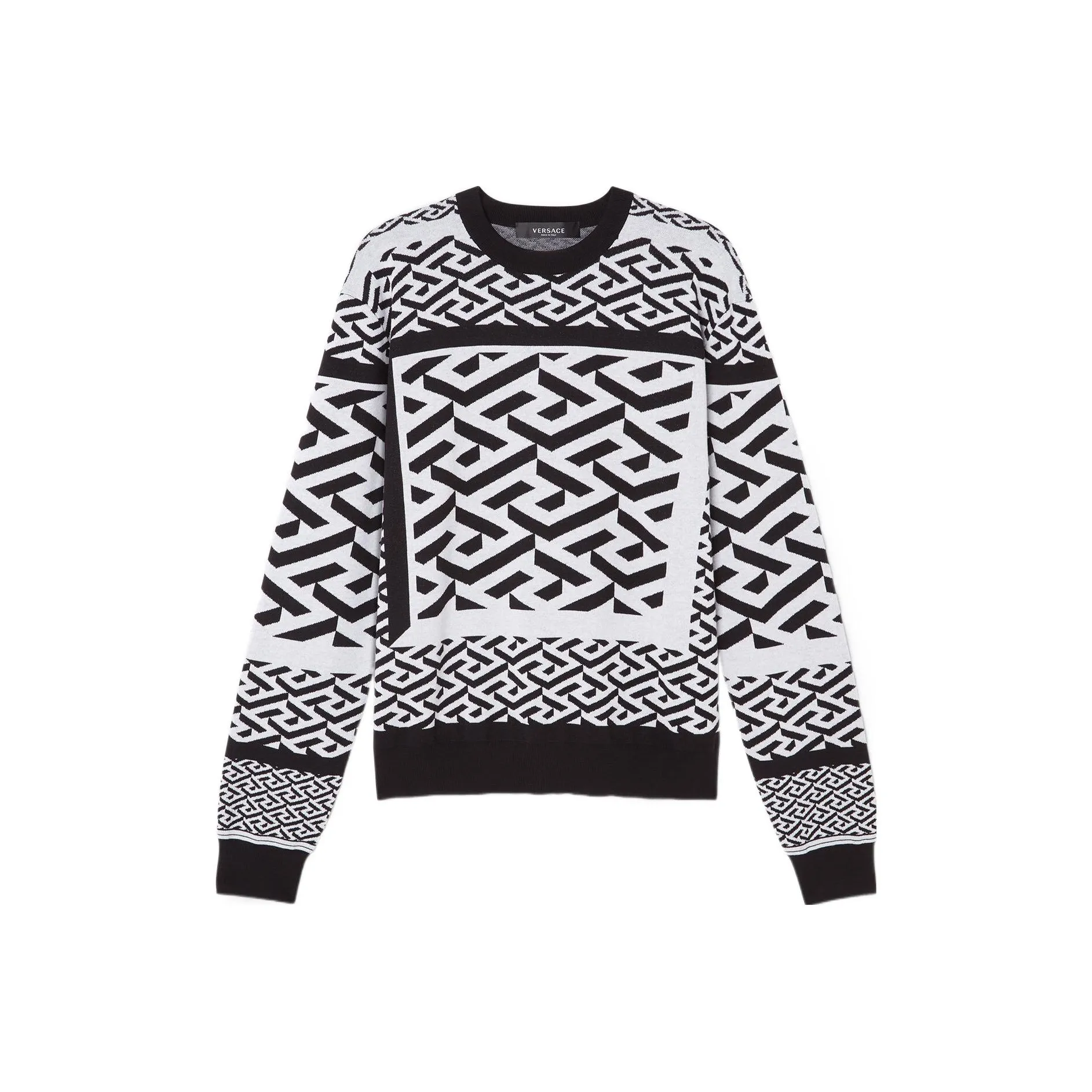 VERSACE Sweaters Men's Black/White
