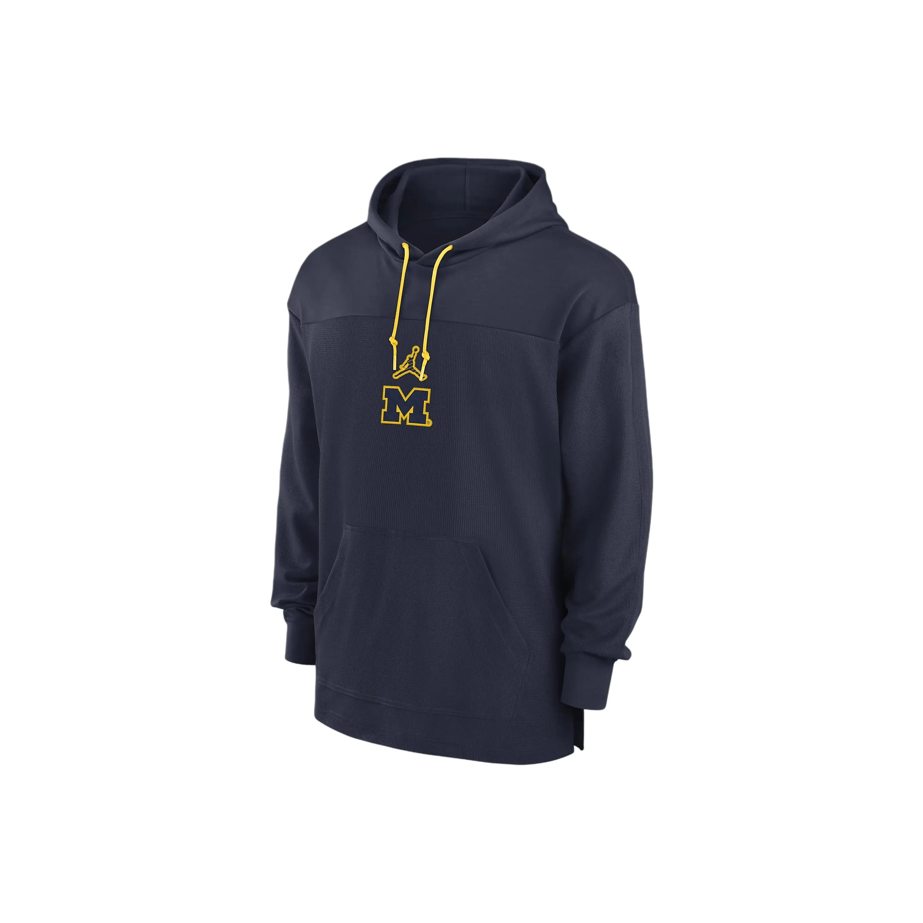 JORDAN Michigan Wolverines Sideline Jersey Men's JORDAN Dri FIT College Pullover Hoodie