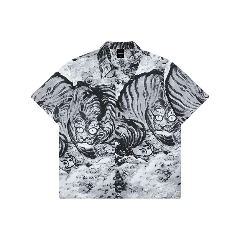 JUNGLE TIGER Рубашка Унисекс Черная