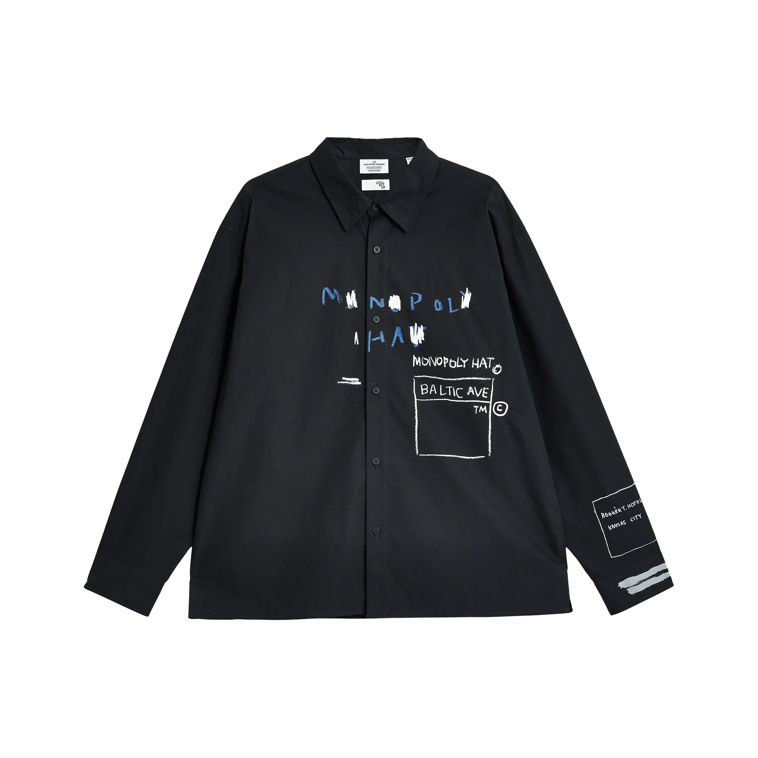 JACK JONES· x Jean Michel Basquiat Shirt Coat Top Men's
