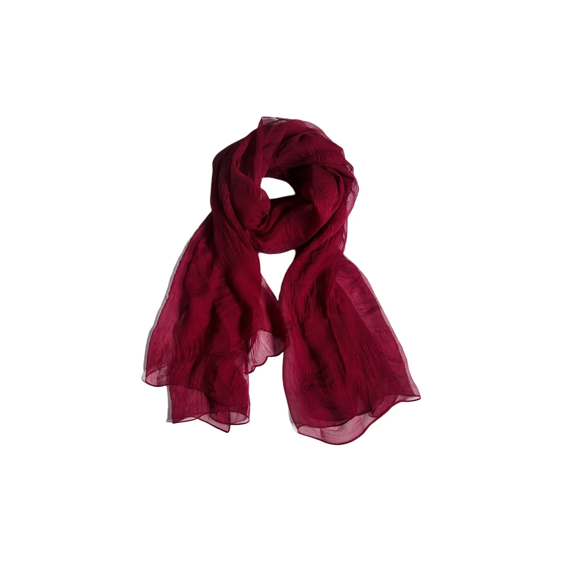 Шарфы из шелка Tutowy Red Bean Женские