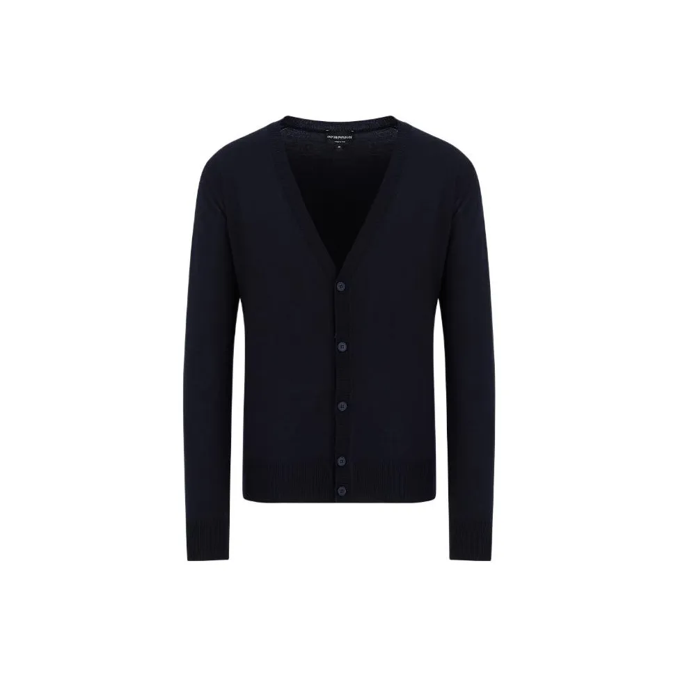 EMPORIO ARMANI FW22 Трикотаж Мужской Морской Синий