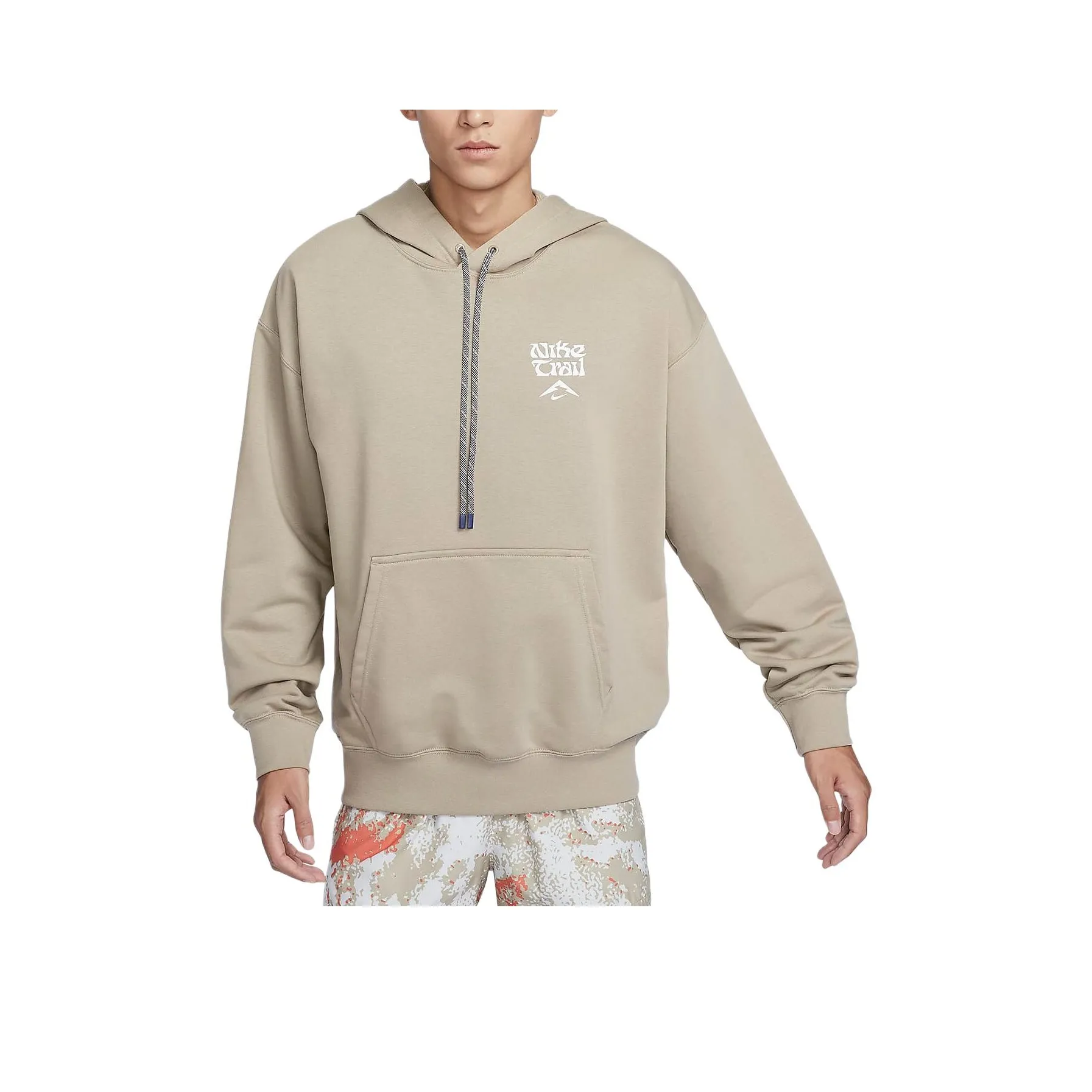 Nike Dri Fit Trail Толстовка Мужская Хаки Гора Белый