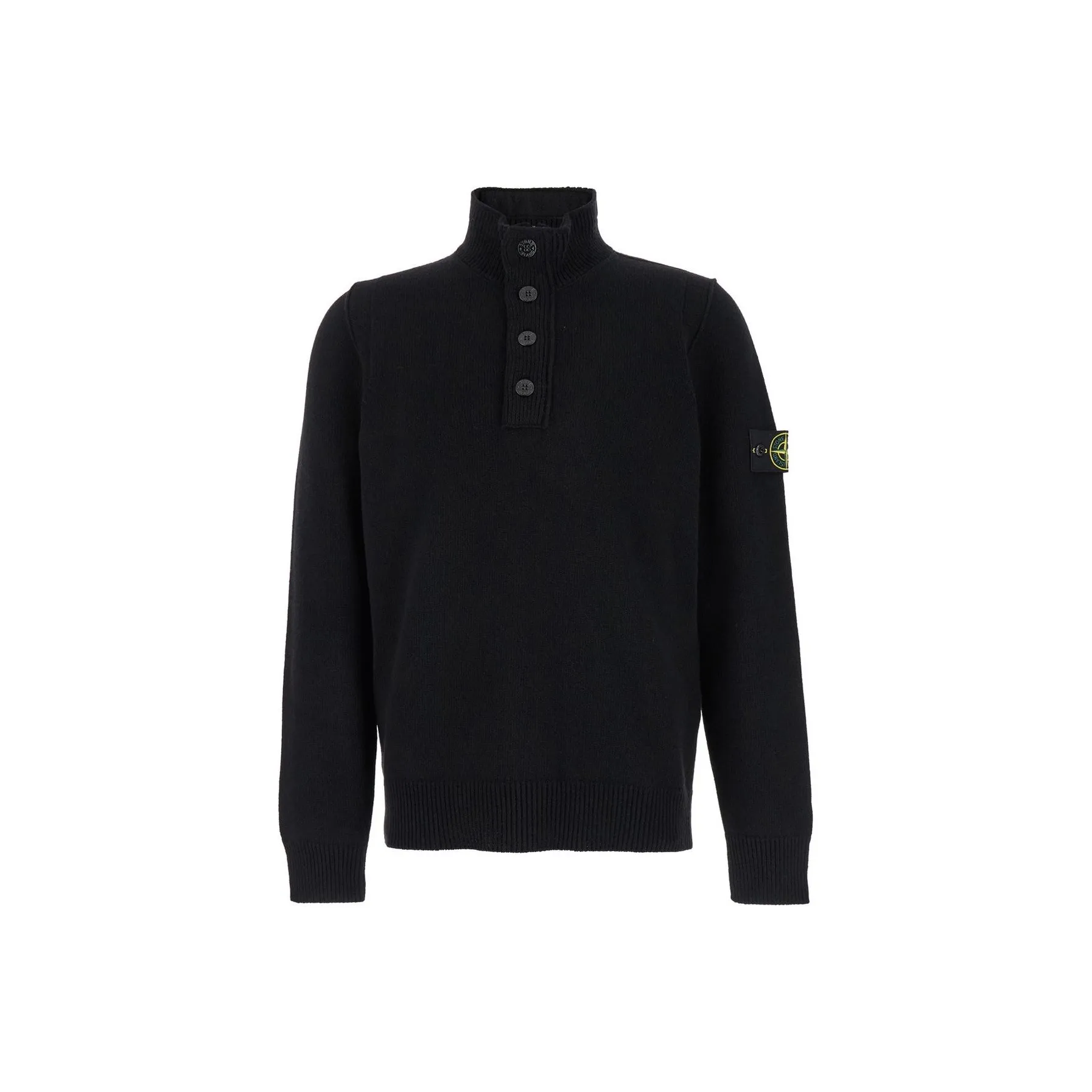 STONE ISLAND Mock Neck Knitted Jumper