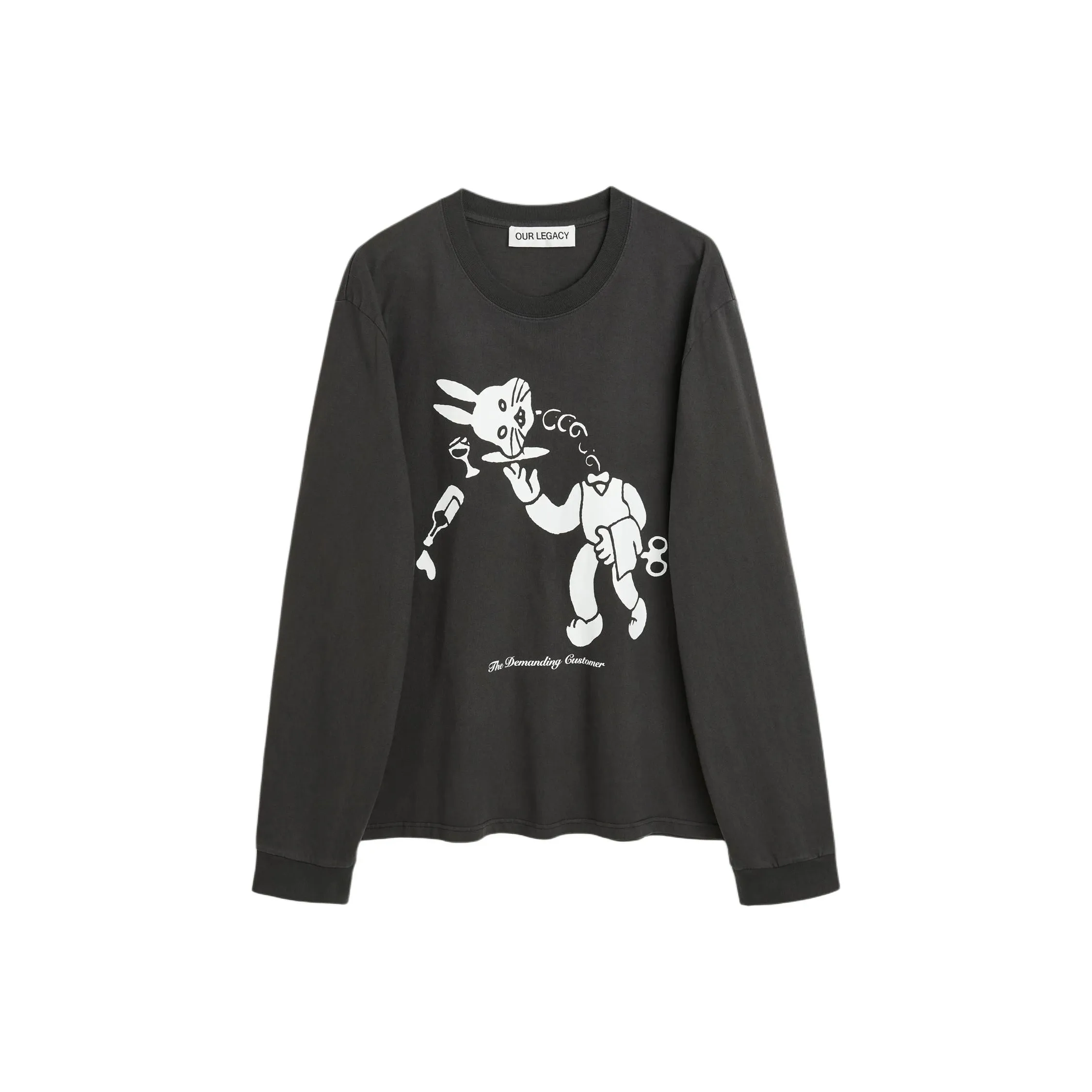 OUR LEGACY Collaboration FW24 T-Shirt Мужской Черный