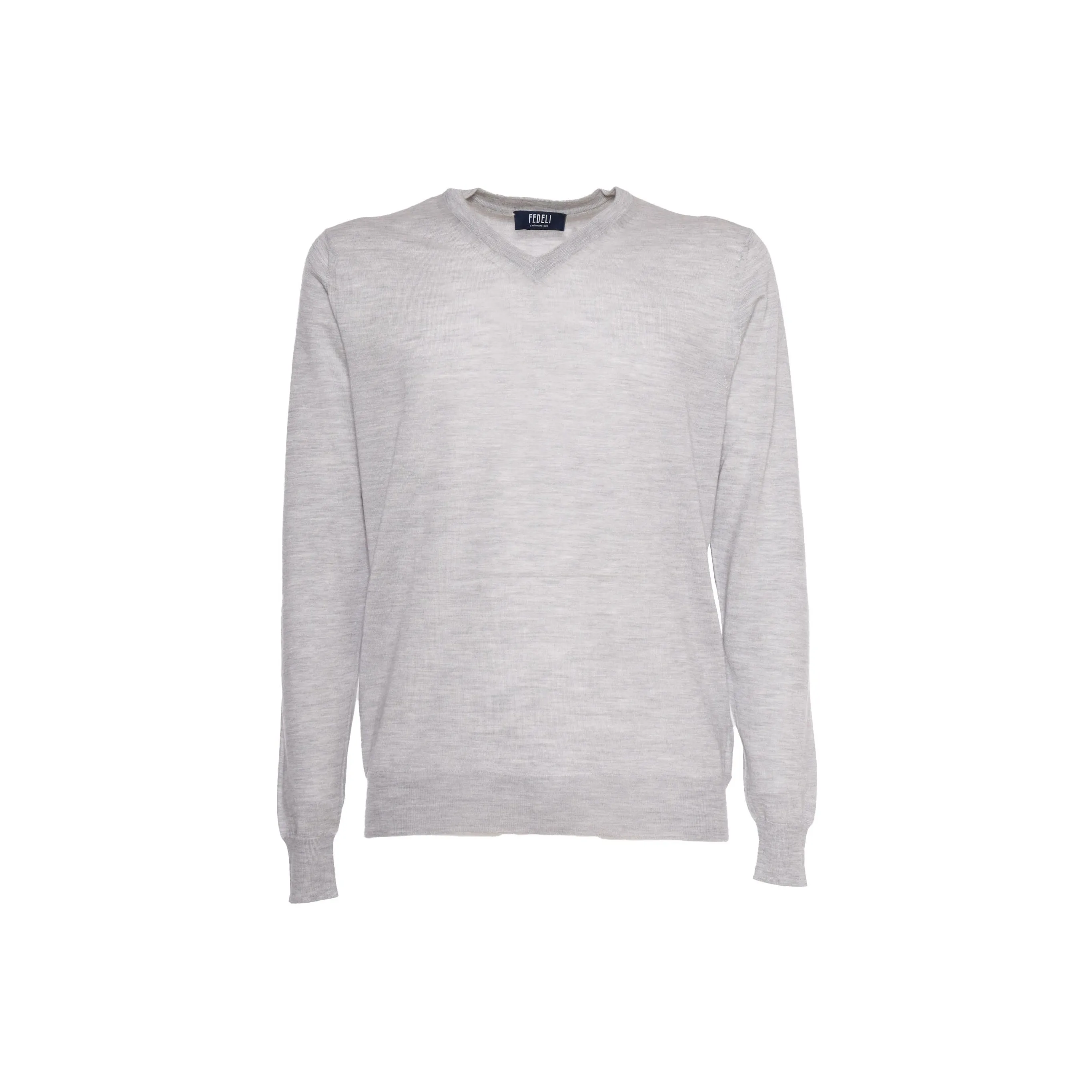 FEDELI Cashmere Sweaters Men's Gray