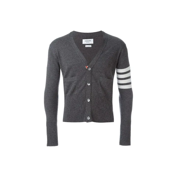 THOM BROWNE 4 Bar Stripe Cardigan