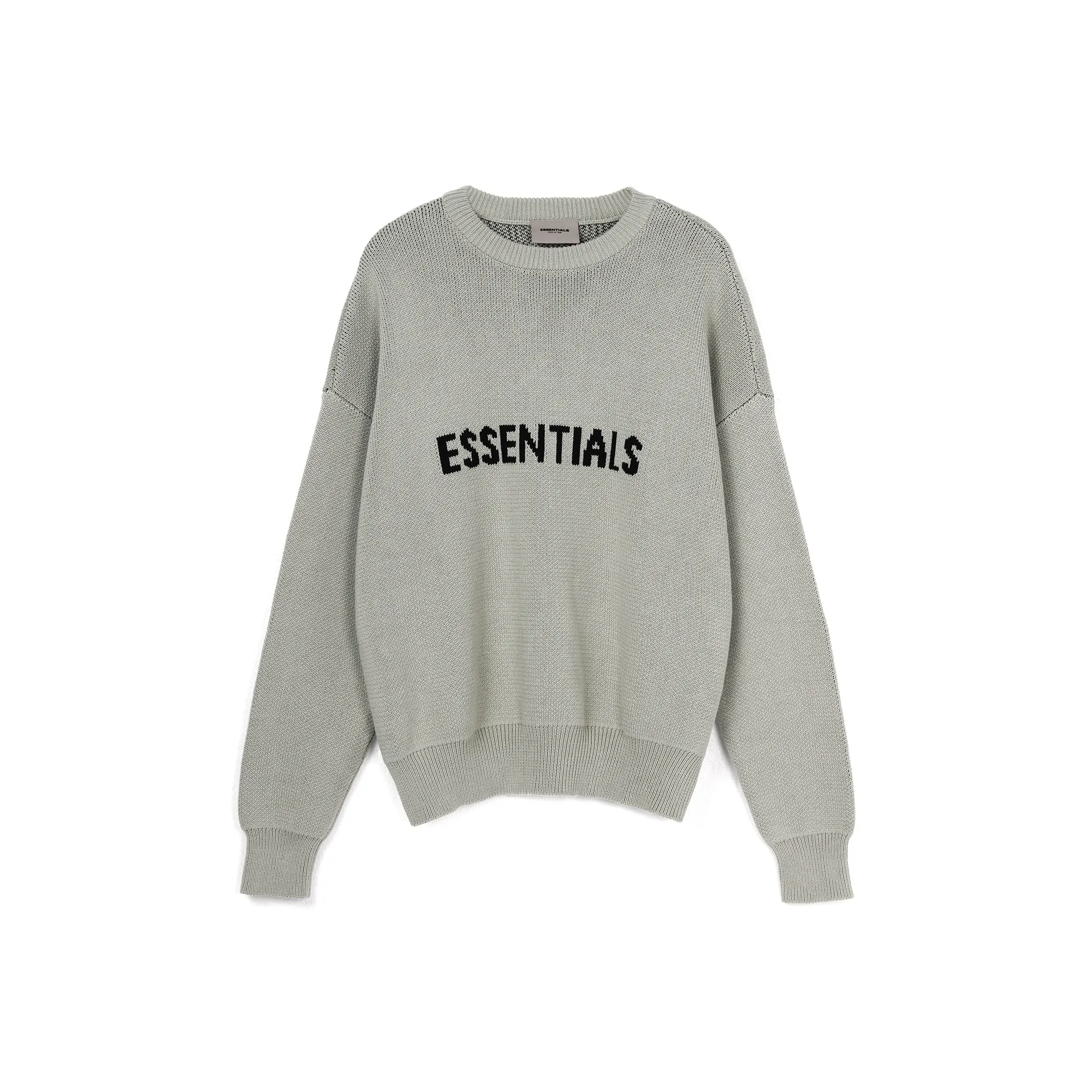 Fear Of God Essentials FW21 Knit Pullover Sweater Green Concrete