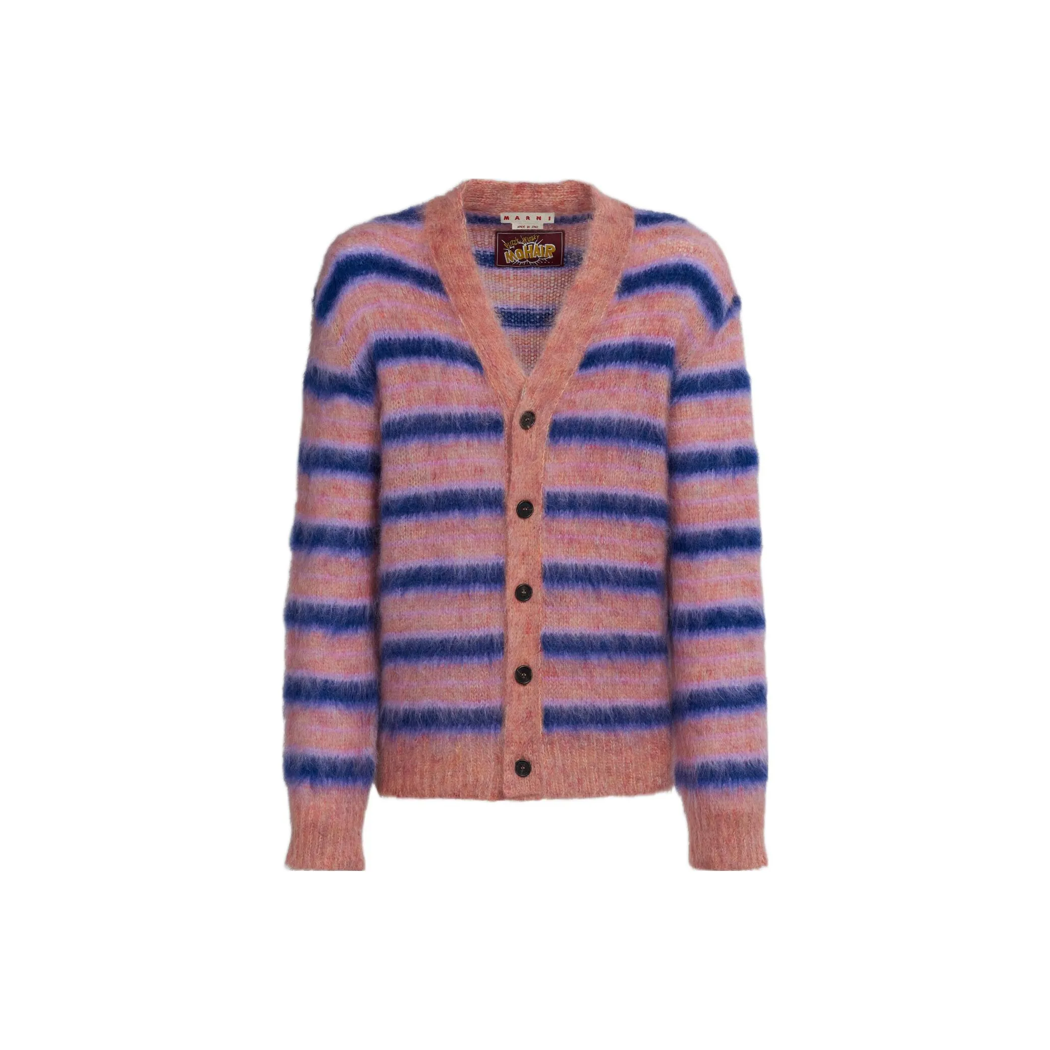 MARNI Striped Mohair blend Cardigan