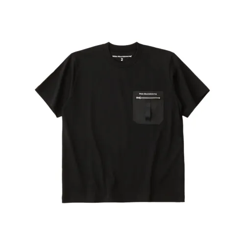 White Mountaineering Черная Мужская Рубашка