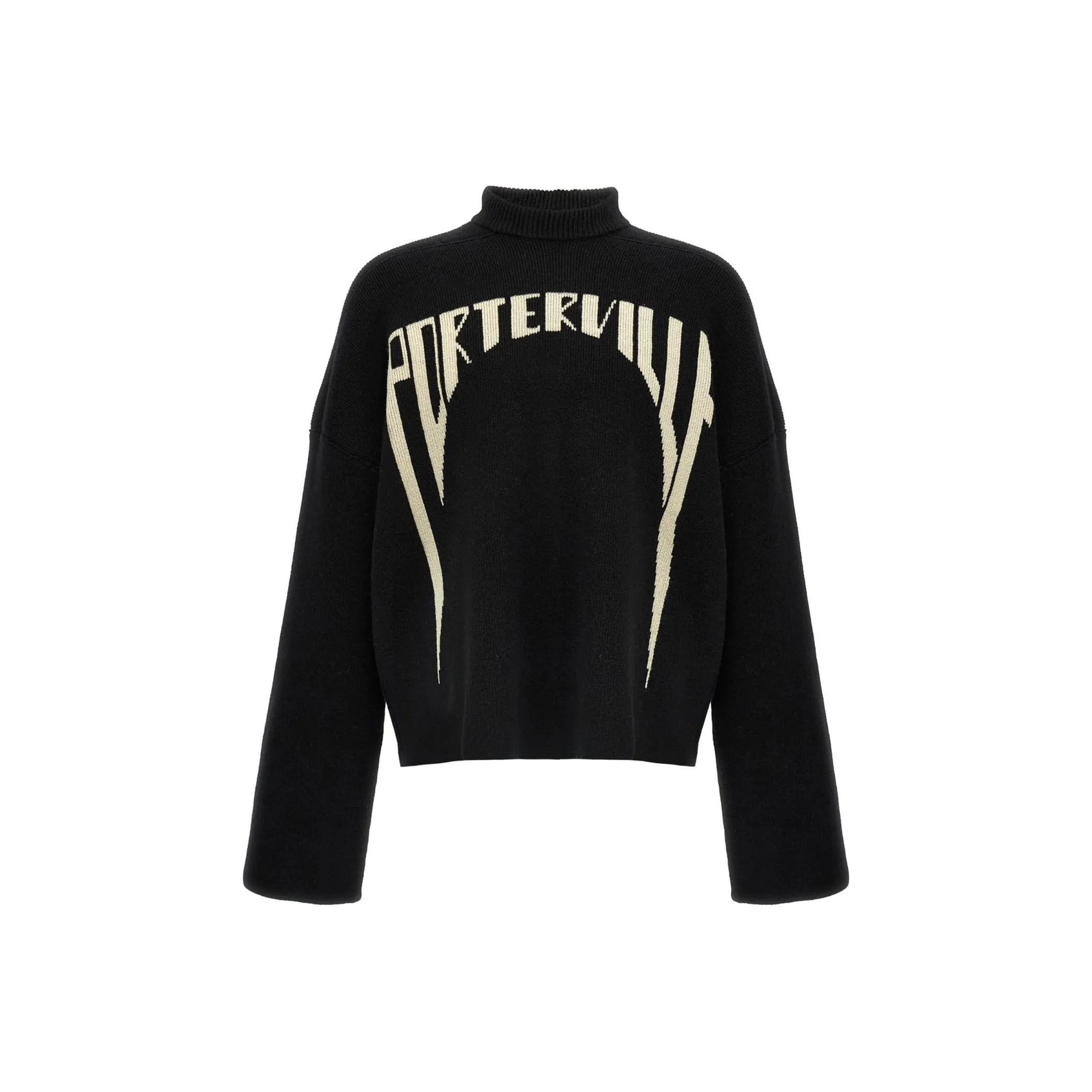 RICK OWENS Intarsia Knit Crewneck Jumper