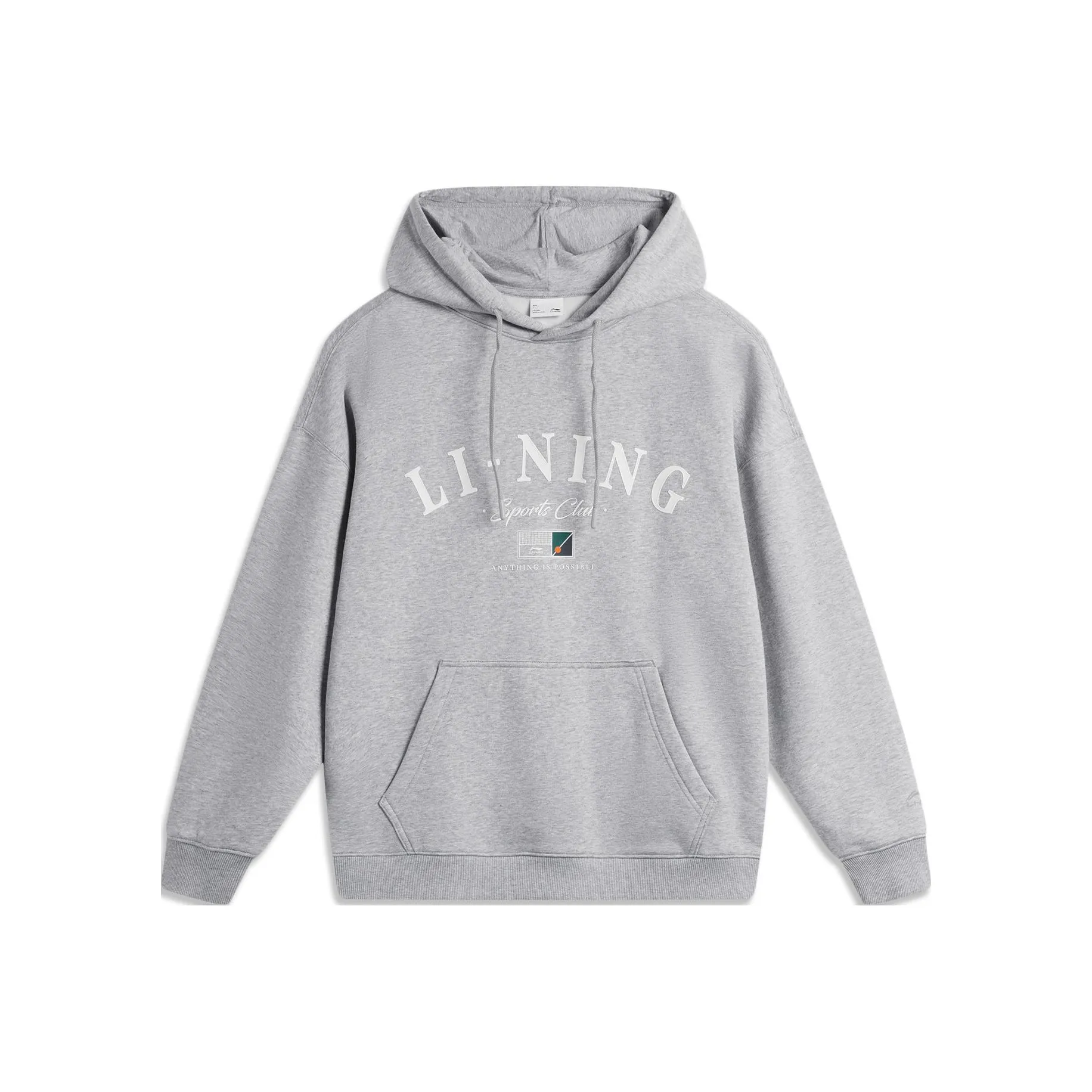 LiNing Sports Life Collection Sweatshirt Unisex BC17 Heather Gray