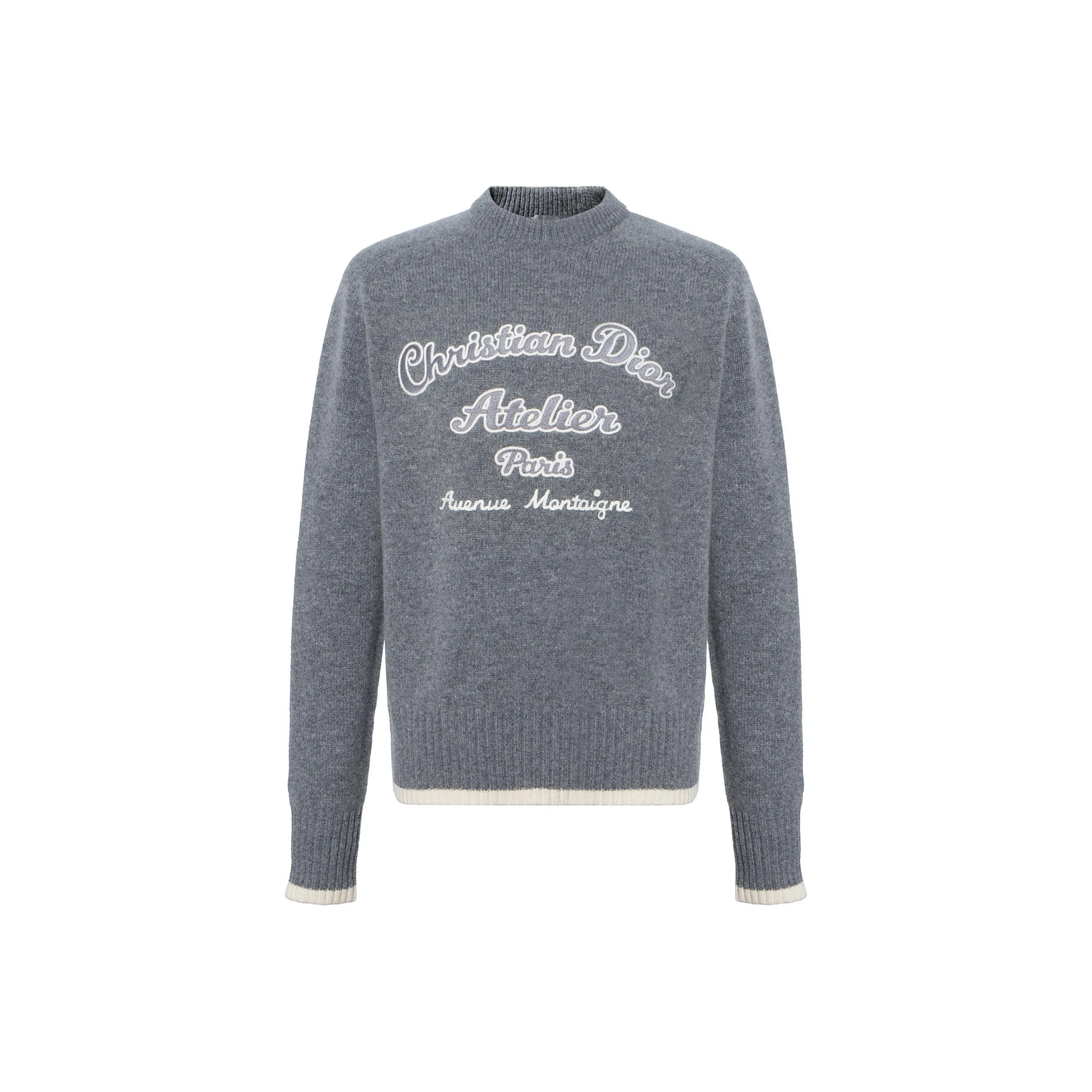 DIOR Quarterly New Products Sweaters Men's Gray
