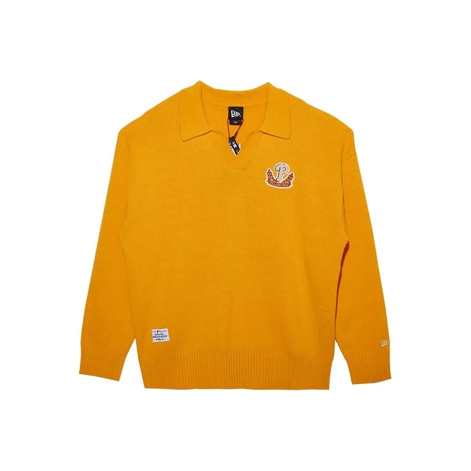 New Era FW22 Свитер Унисекс Желтый