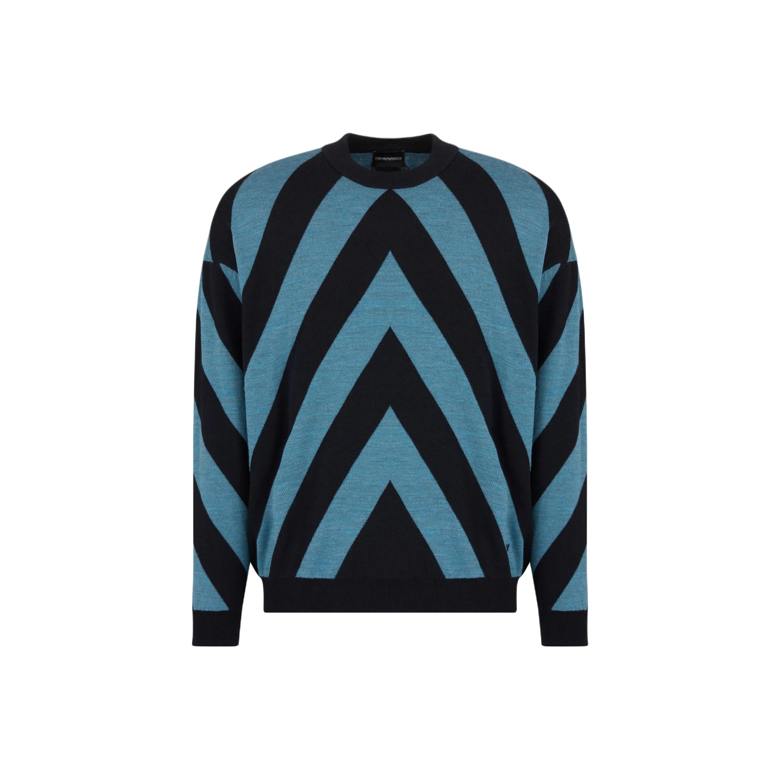 EMPORIO ARMANI Свитер Мужской Церулеан Синий