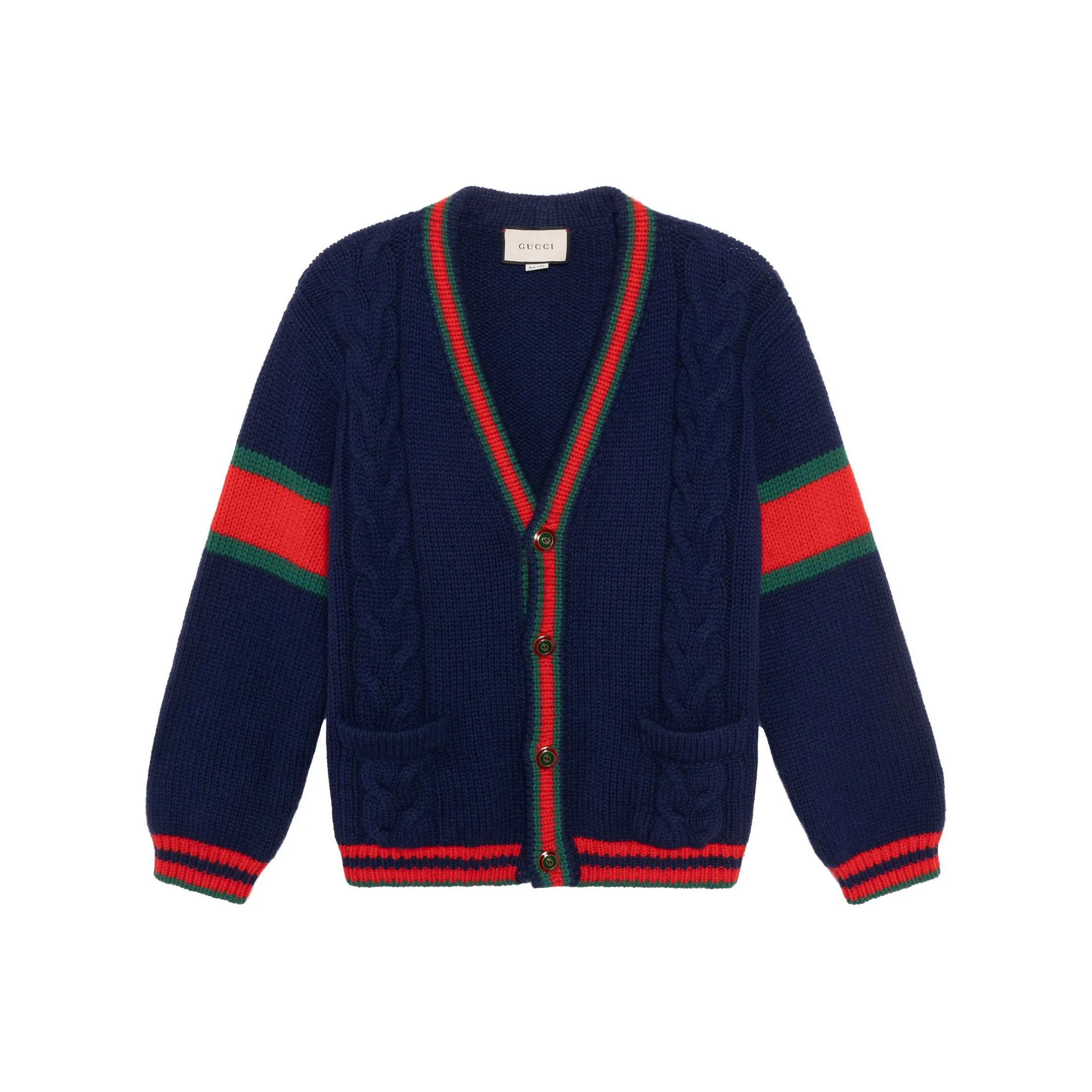 GUCCI Cable Knit Cardigan