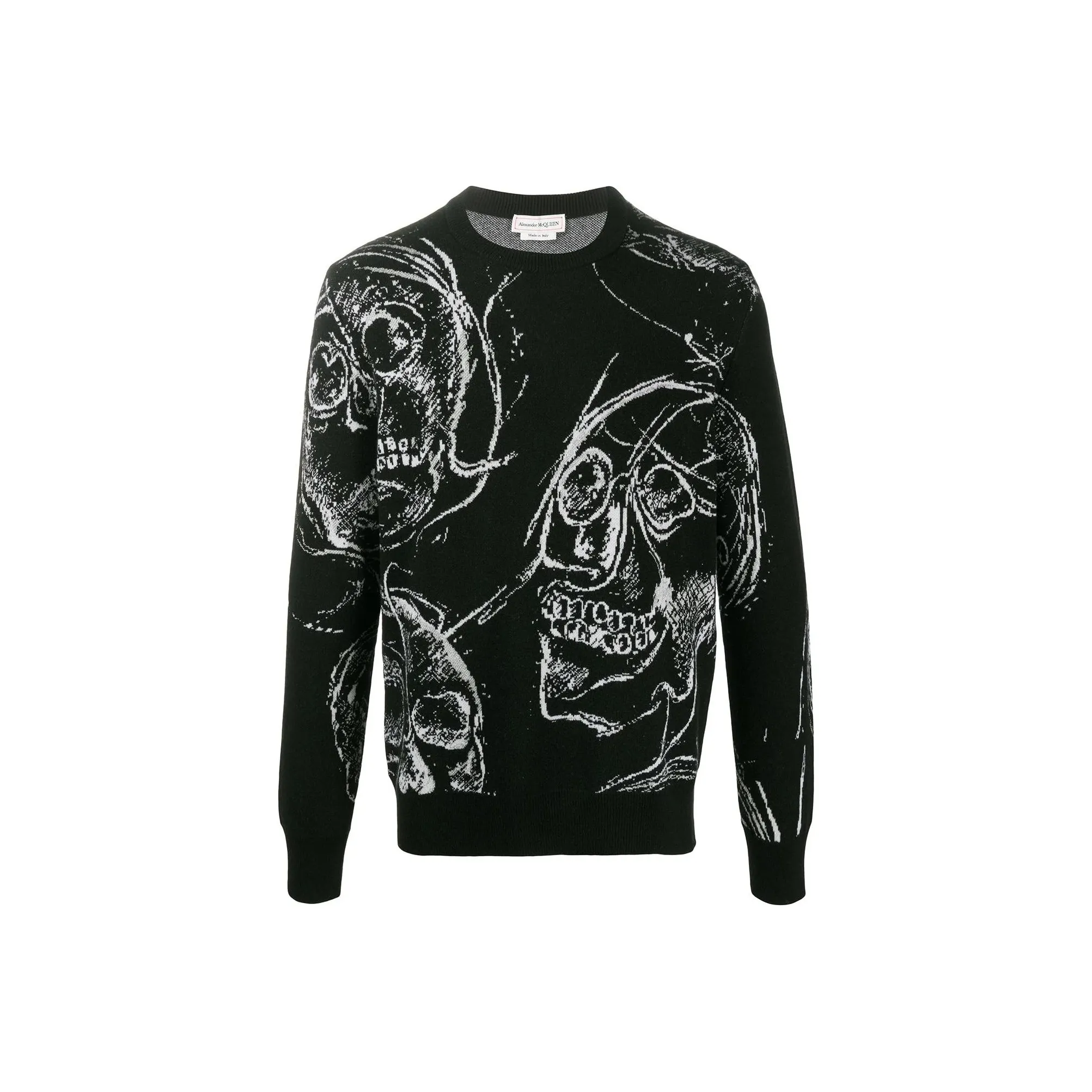 Alexander McQueen Cashmere Sweaters Men's Black