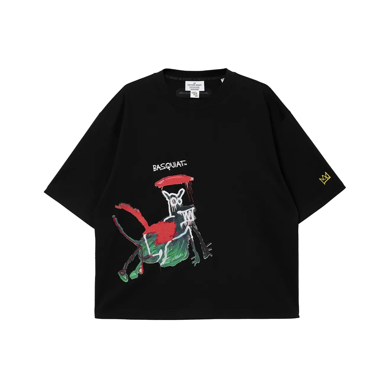 JACK JONES· x Jean Michel Basquiat T Shirt Men's E40 Black