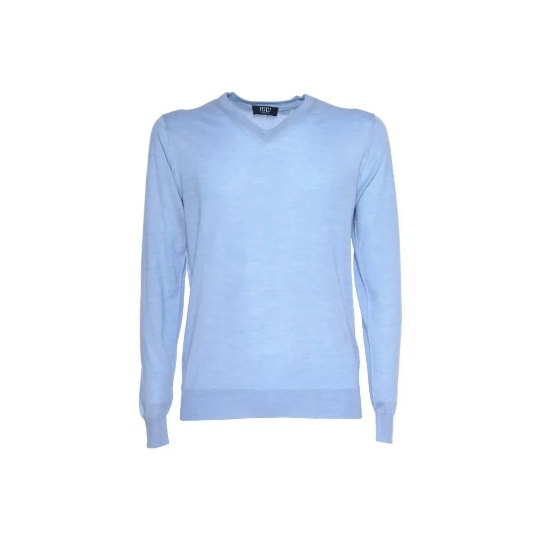 FEDELI FW22 Cashmere Sweater Men's Blue