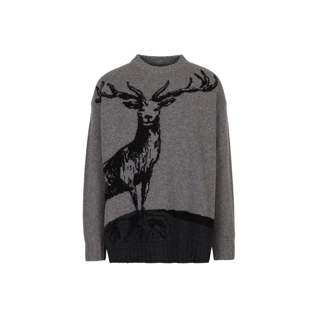 EMPORIO ARMANI Sustainable Collection Sweaters Men's Gray