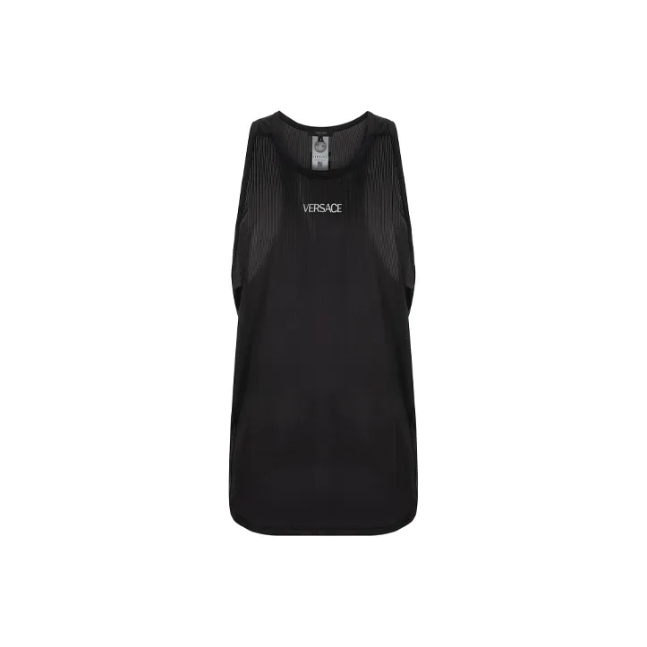 VERSACE Мужские черные майки