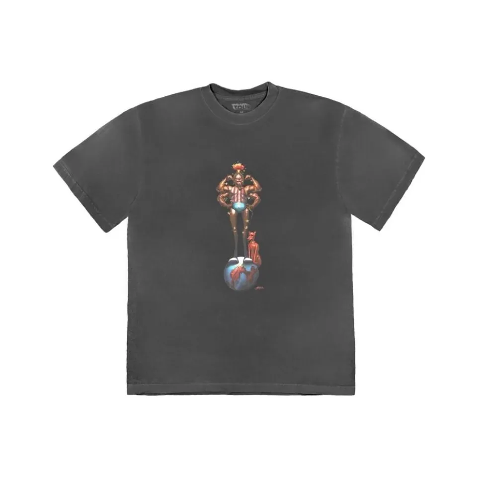 Travis Scott T-Shirt Унисекс Черный