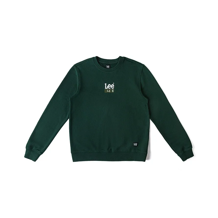 Lee FW24 Свитшот Мужской Algae Зеленый