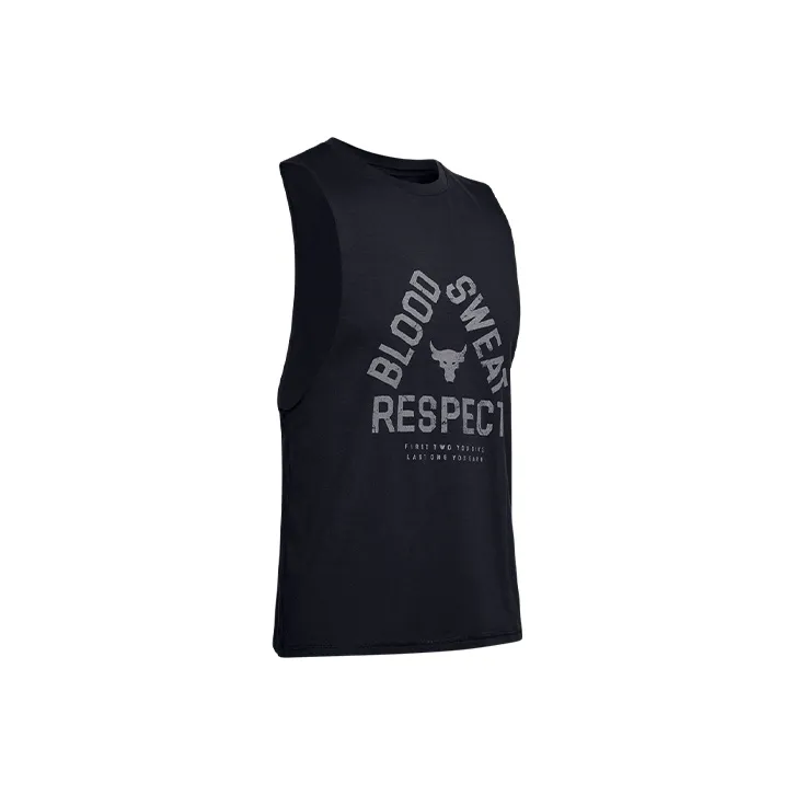 Under Armour Топ без рукавов Мужской Черный