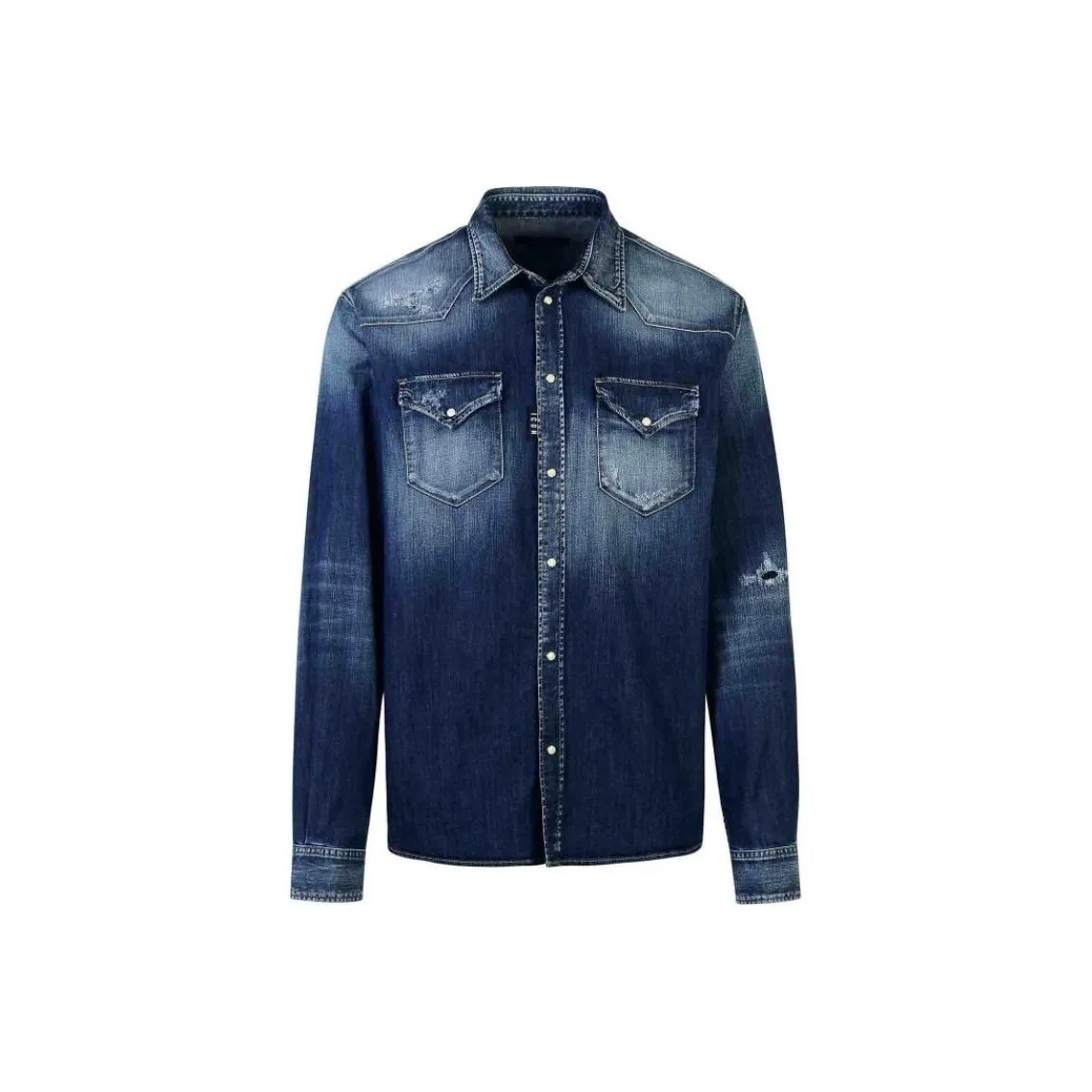 Dsquared2 Distressed Denim Shirt