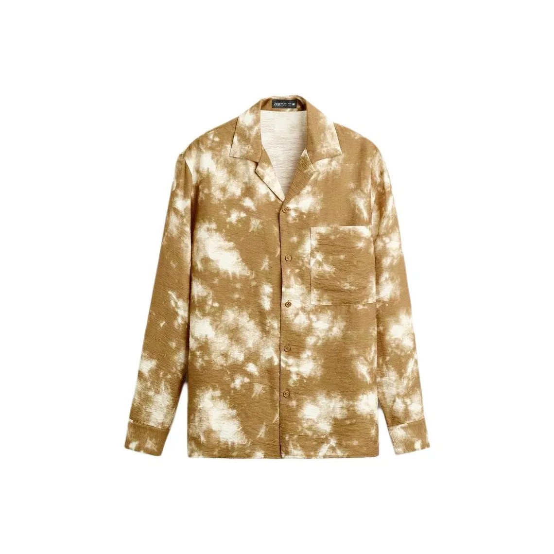 ZARA CAMEL/Белый Мужские Рубашки