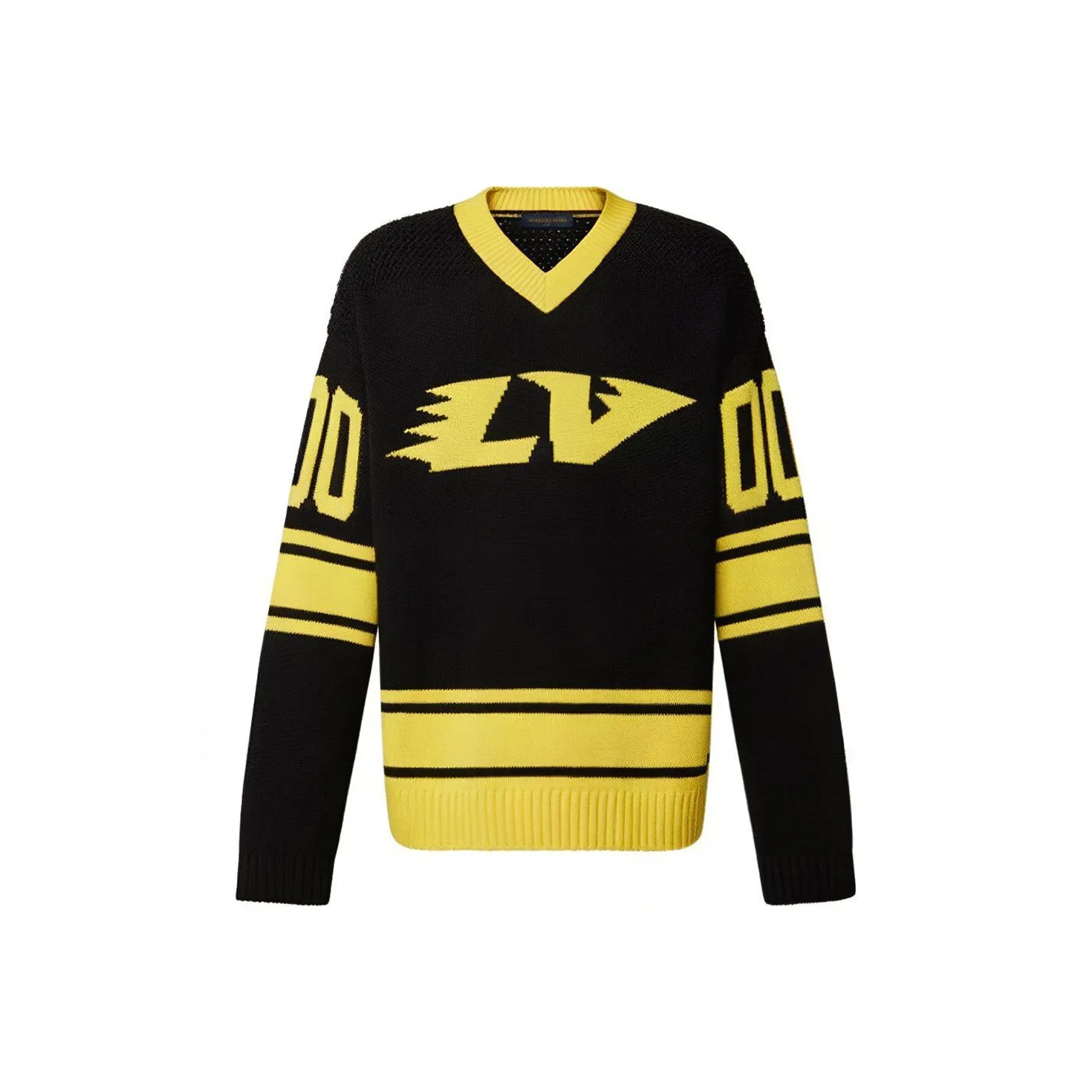 LOUIS VUITTON Intarsia Football T shirt